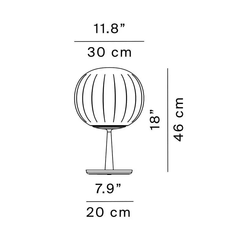 Luceplan Lita Large Standing Table Lamp | All Square Lighting