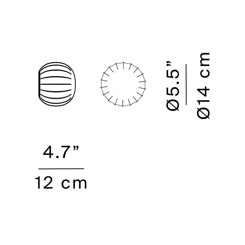 Luceplan Lita Small Wall Light | All Square Lighting