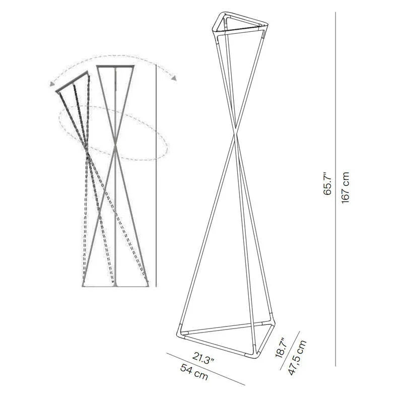 Luceplan Tango Floor Lamp | All Square Lighting