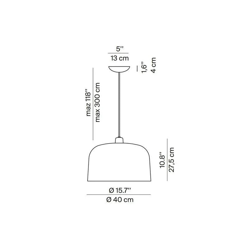 Luceplan Zile 40 Pendant Light | All Square Lighting