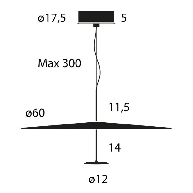 Lumina Dot 600 Pendant Light | All Square Lighting