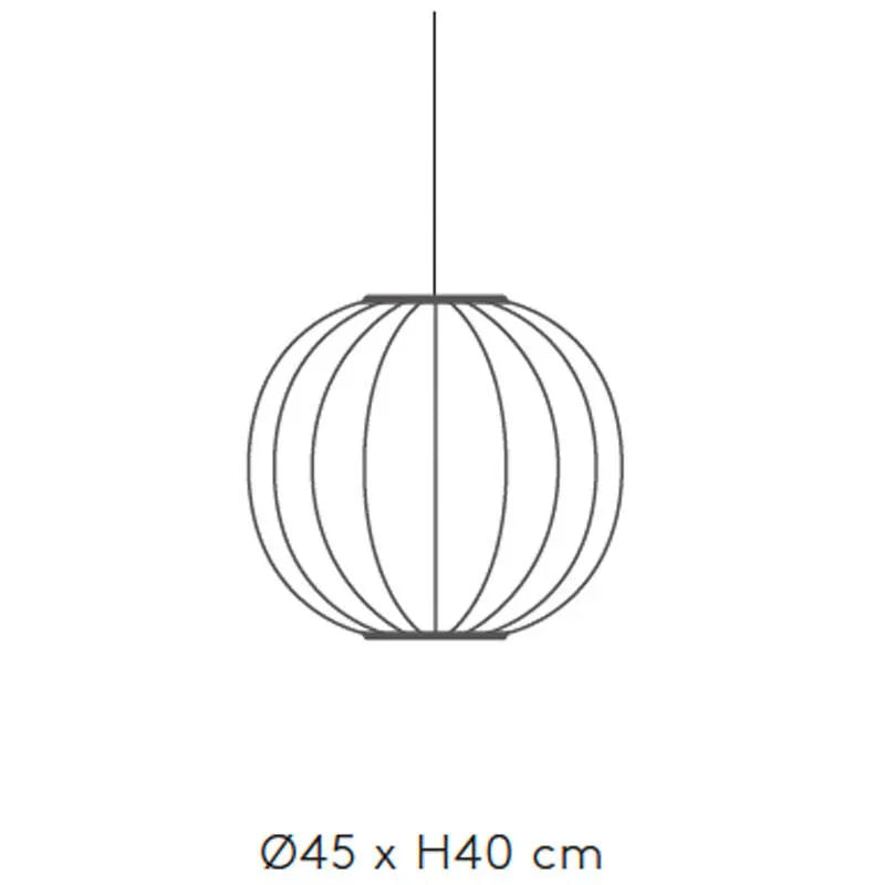 Made by Hand Knit-Wit 45 Round Pendant Light | All Square Lighting