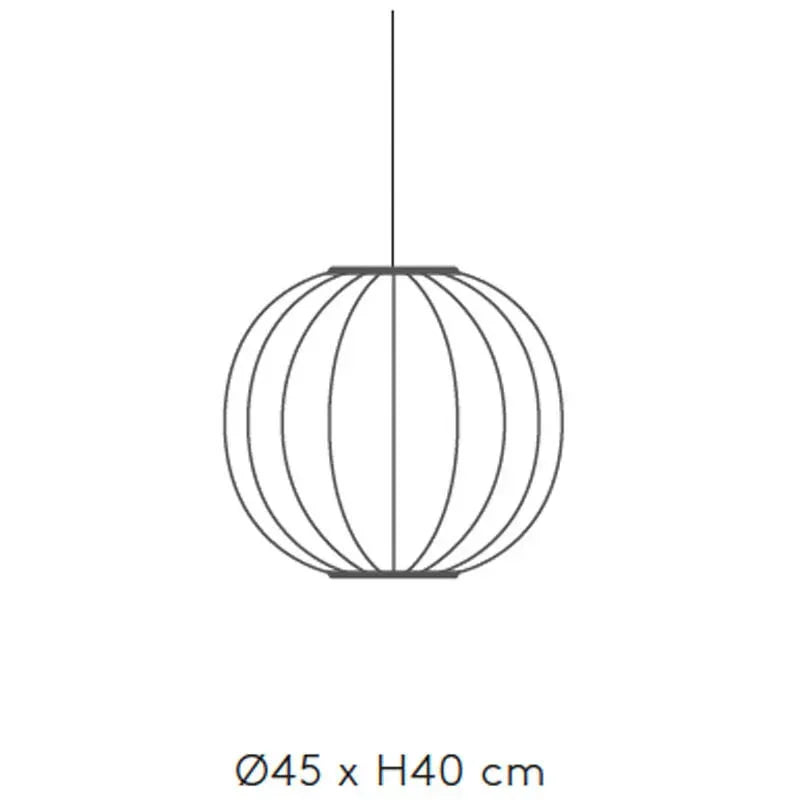 Made by Hand Knit-Wit 45 Round Pendant Light | All Square Lighting
