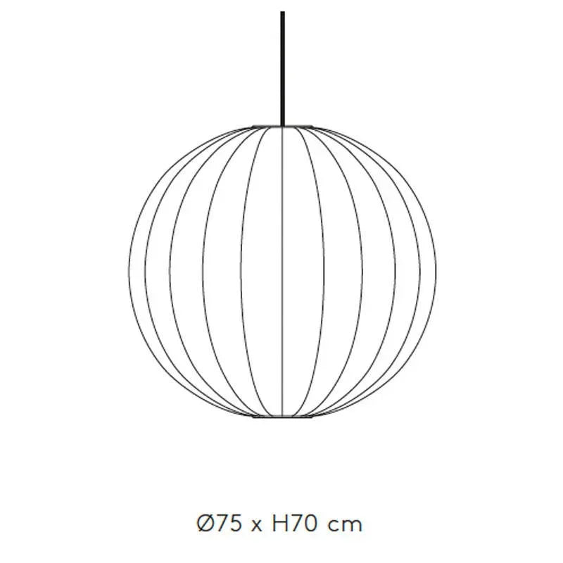 Made by Hand Knit-Wit 75 Round Pendant Light | All Square Lighting