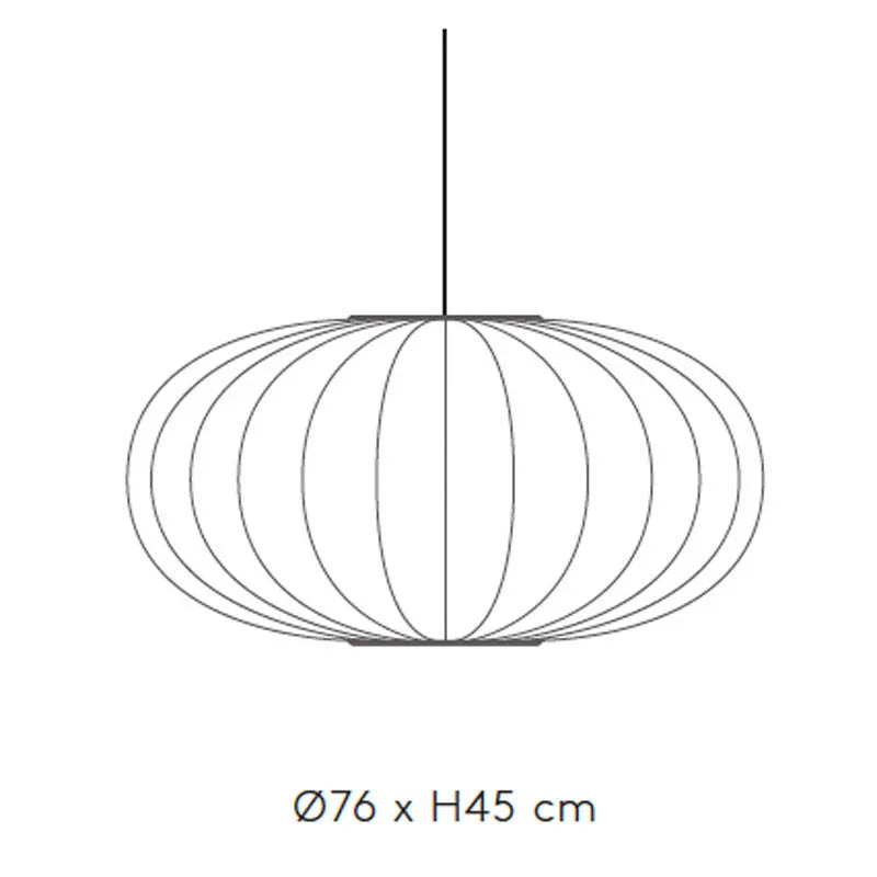 Made by Hand Knit-Wit 76 Oval Pendant Light | All Square Lighting