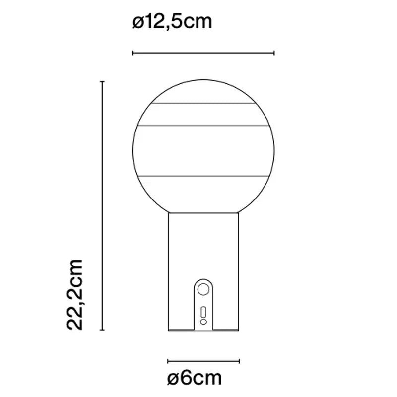 Marset Dipping Portable Table Lamp | All Square Lighting
