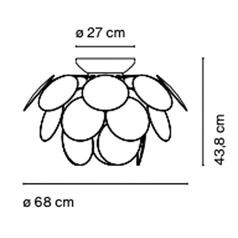 Marset Discocó C68 Ceiling Light | All Square Lighting