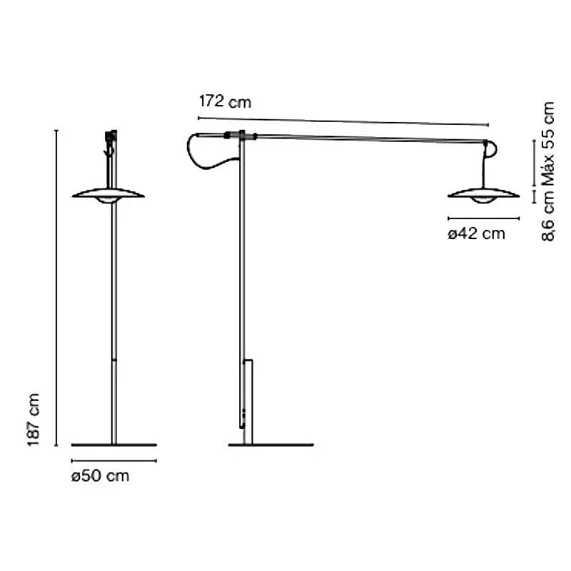 Marset Ginger XL Floor Lamp | All Square Lighting