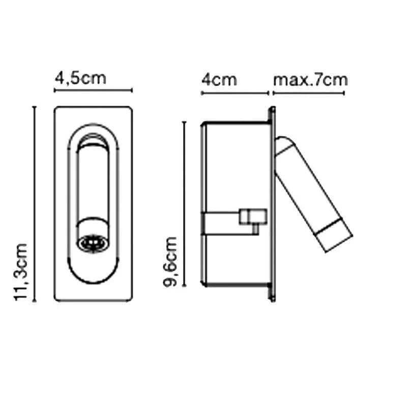 Marset LEDtube Mini Wall Light | All Square Lighting