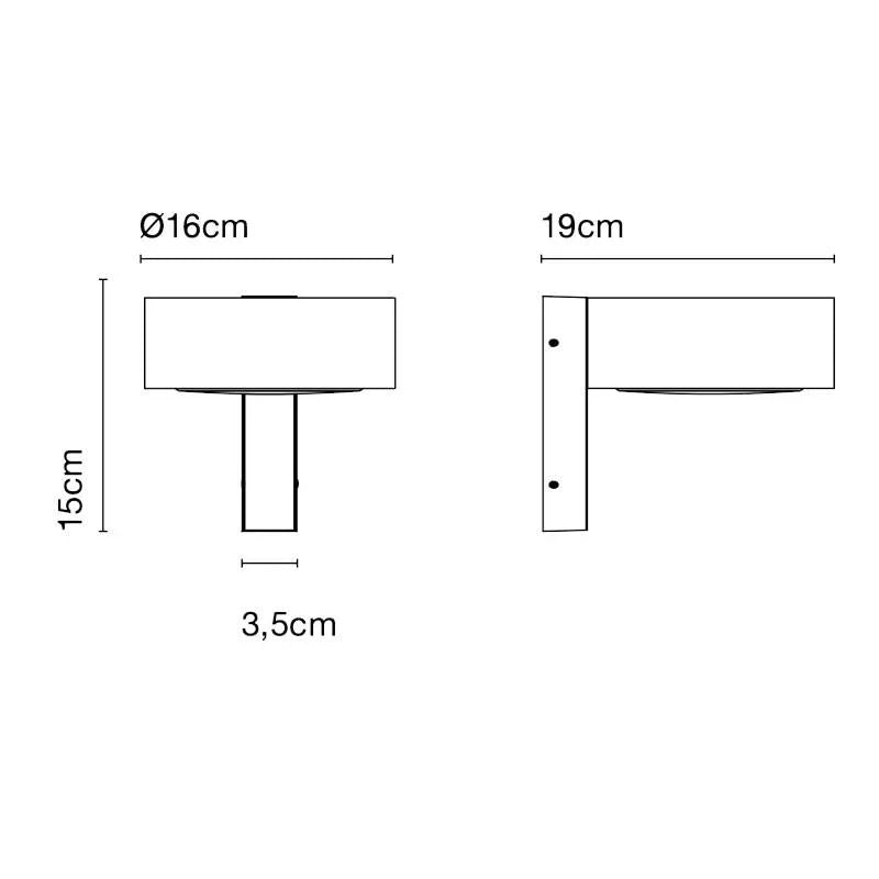 Marset Plaff-on! A Wall Light | All Square Lighting