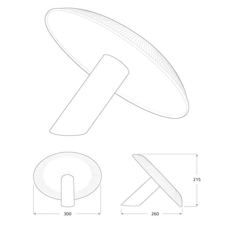 Massifcentral Grand Cèpe Table Lamp | All Square Lighting