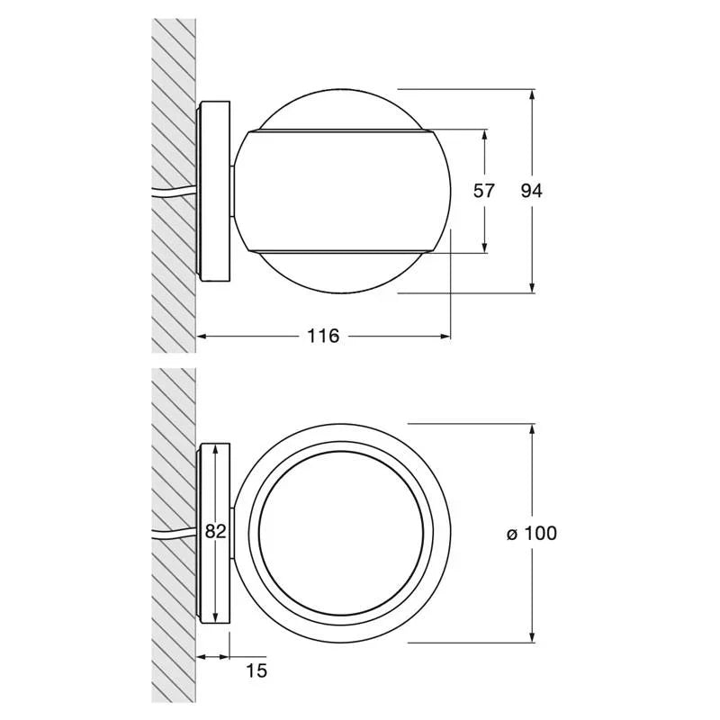 Occhio Io Verticale VOLT Wall Light | All Square Lighting