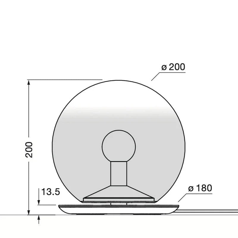 Occhio Luna Basso Table Lamp | All Square Lighting