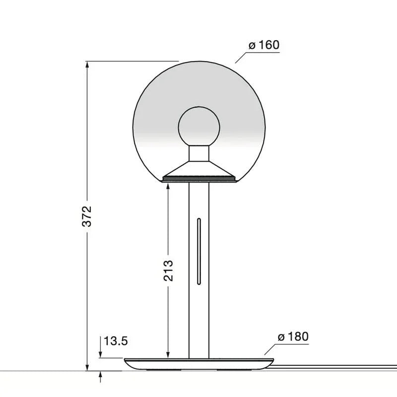 Occhio Luna Sogno Table Lamp | All Square Lighting
