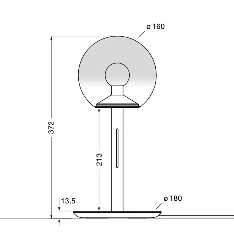Occhio Luna Sogno Table Lamp | All Square Lighting