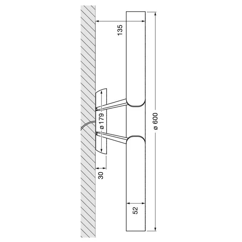 Occhio Mito Aura 60 Wall Light | All Square Lighting