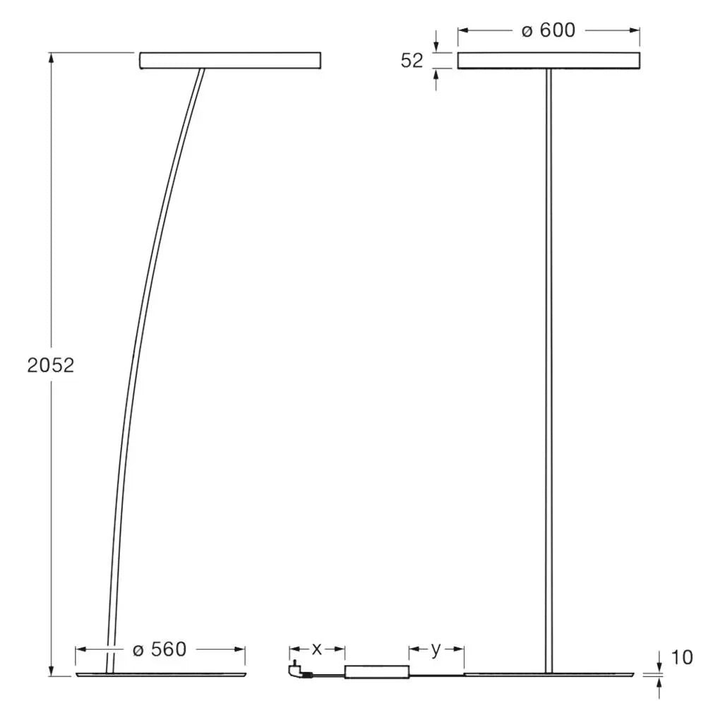 Occhio Mito Raggio Floor Lamp | All Square Lighting