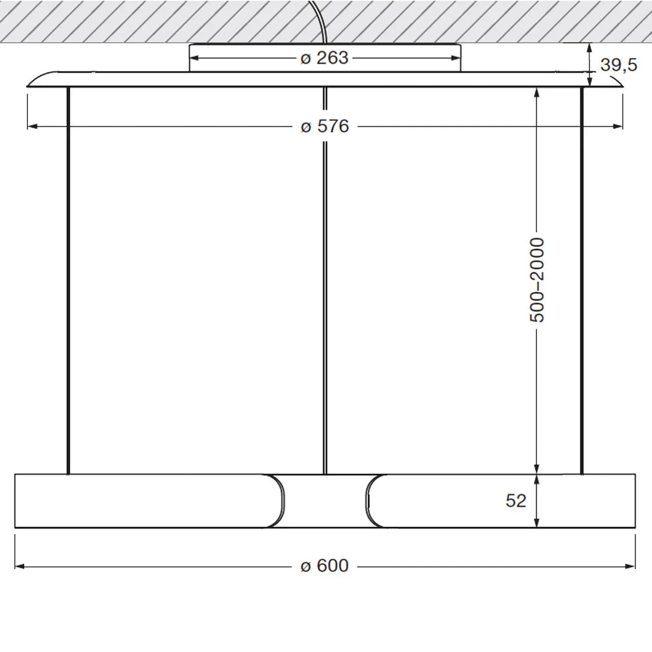 Occhio Mito Sospeso 60 Pendant Light | All Square Lighting