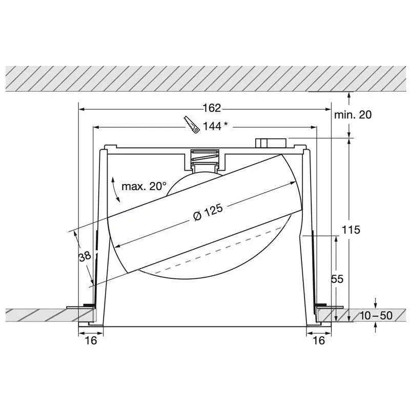 Occhio Più Piano In Pure VOLT Downlight | All Square Lighting