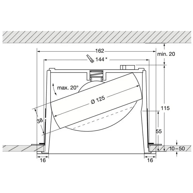 Occhio Più Piano In Pure VOLT Downlight | All Square Lighting