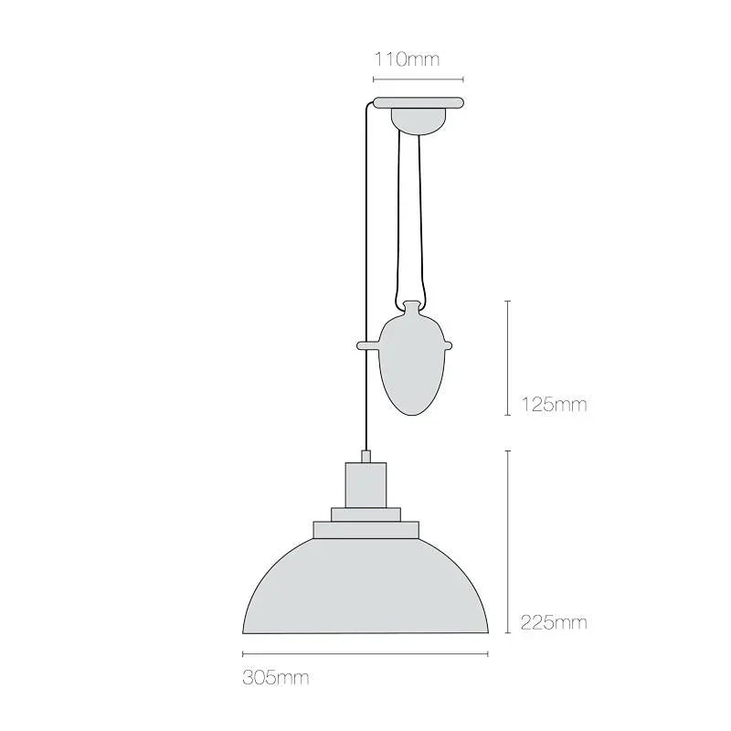 Original BTC Cosmo Rise & Fall Pendant Light | All Square Lighting