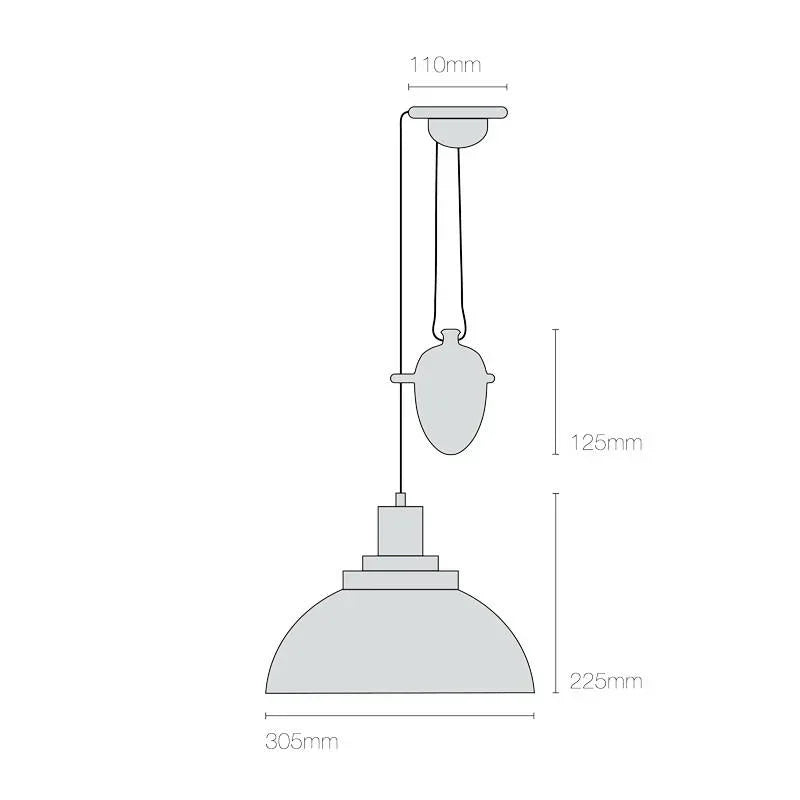 Original BTC Cosmo Rise & Fall Pendant Light | All Square Lighting