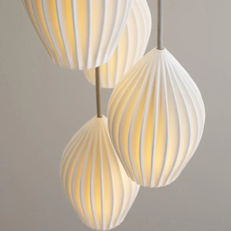 Original BTC Fin Grouping Of 5 Pendant Light | All Square Lighting