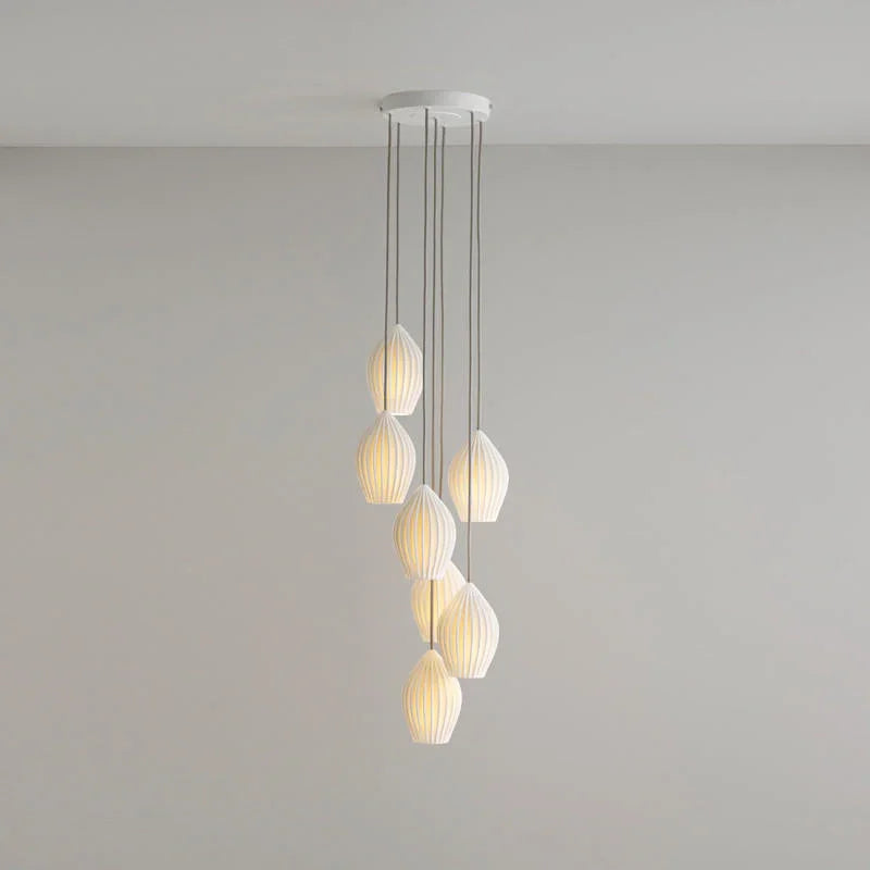 Original BTC Fin Grouping Of 7 Pendant Light | All Square Lighting