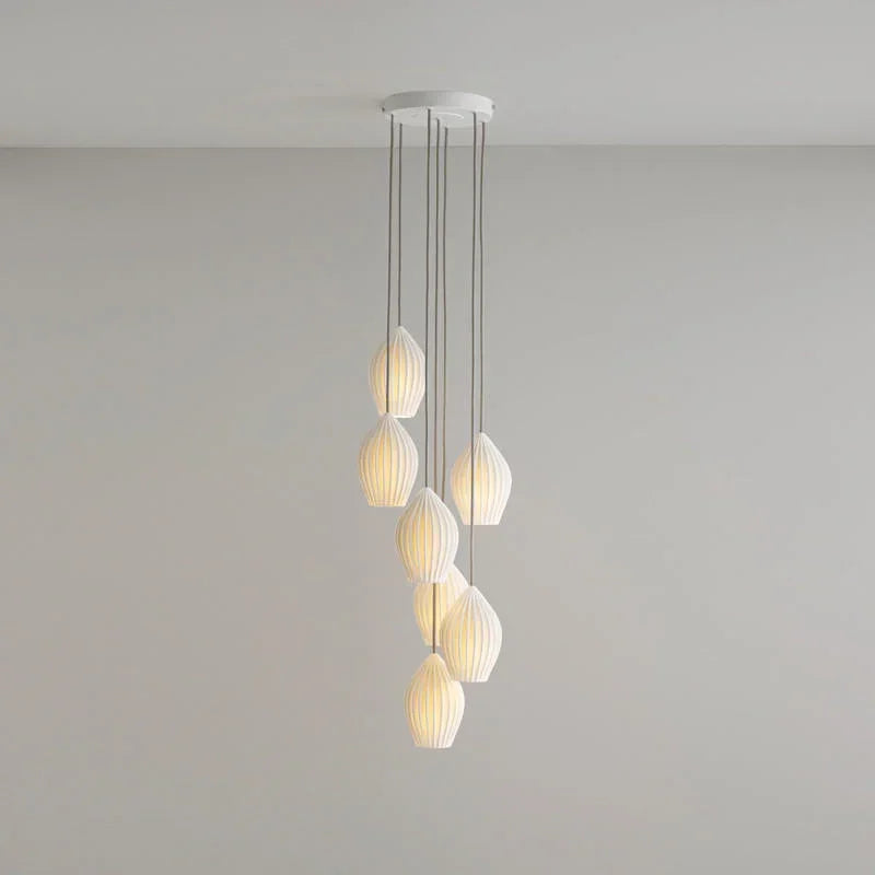 Original BTC Fin Grouping Of 7 Pendant Light | All Square Lighting
