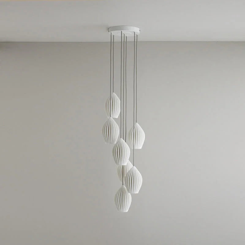 Original BTC Fin Grouping Of 7 Pendant Light | All Square Lighting
