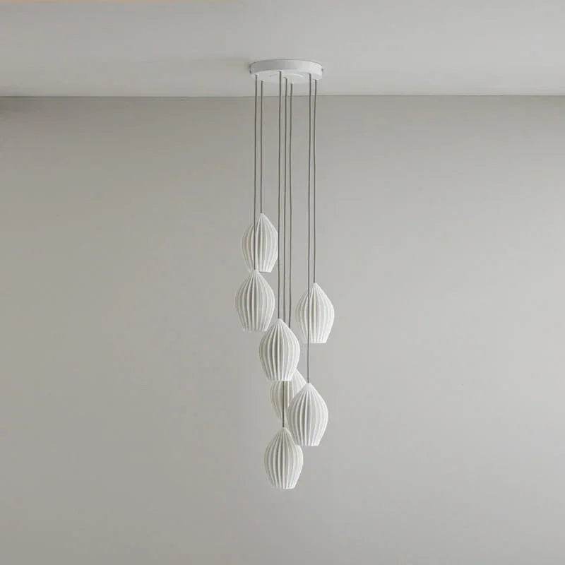 Original BTC Fin Grouping Of 7 Pendant Light | All Square Lighting