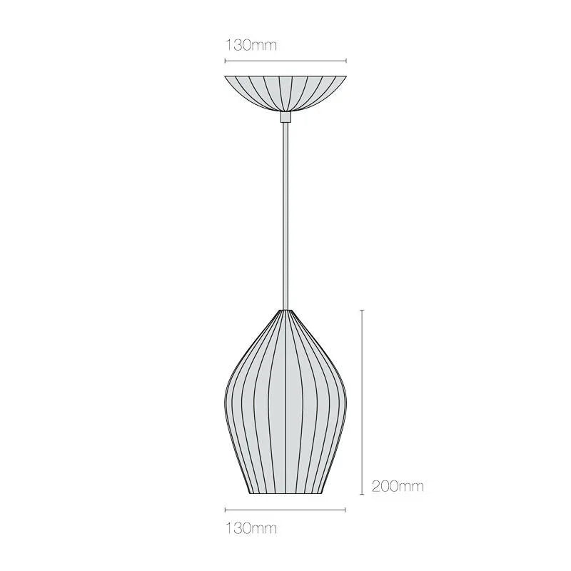 Original BTC Fin Medium Pendant Light | All Square Lighting
