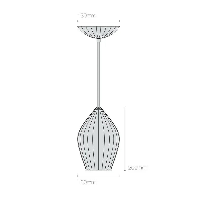 Original BTC Fin Medium Pendant Light | All Square Lighting
