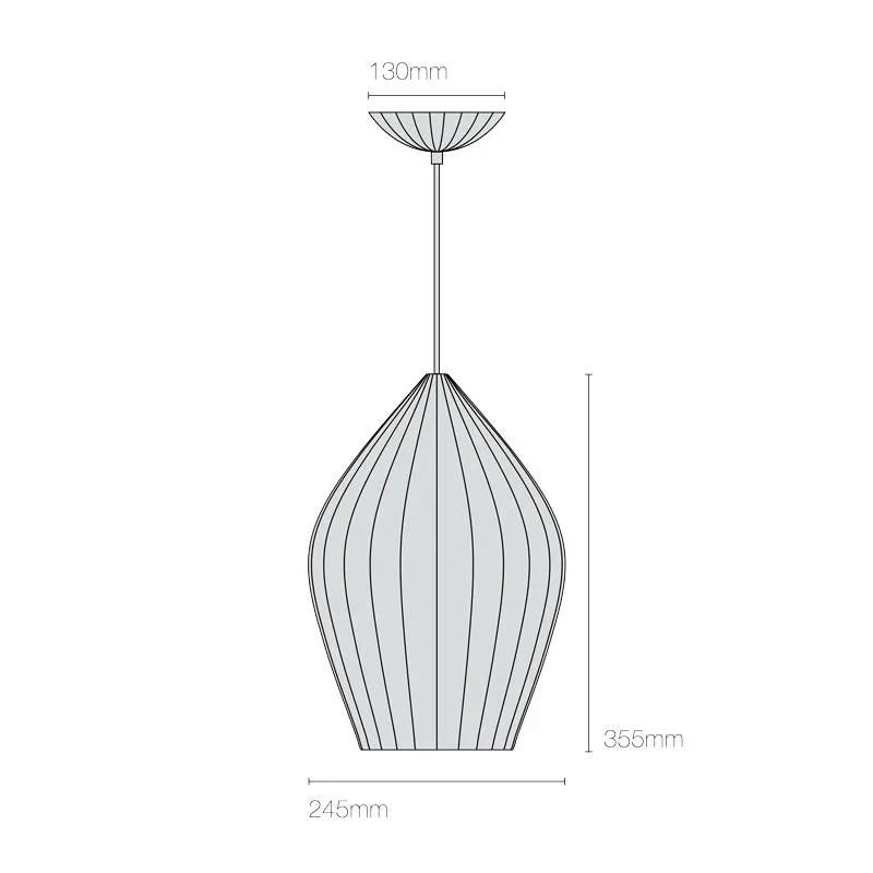Original BTC Fin XL Pendant Light | All Square Lighting