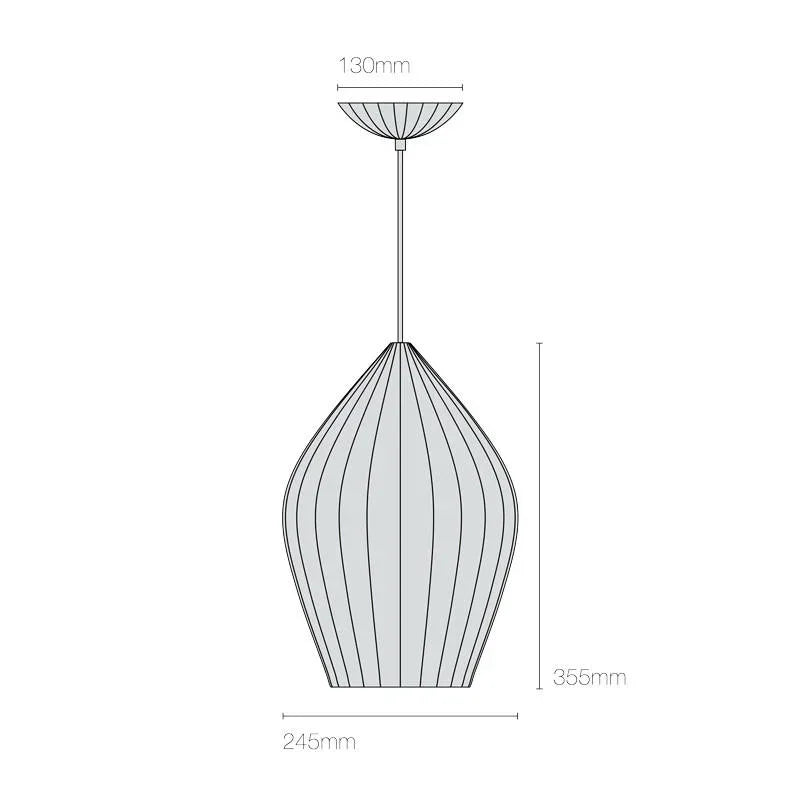 Original BTC Fin XL Pendant Light | All Square Lighting