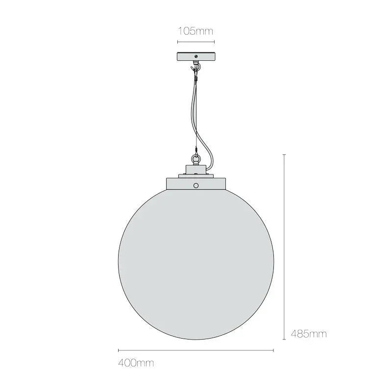 Original BTC Globe Large Pendant Light | All Square Lighting