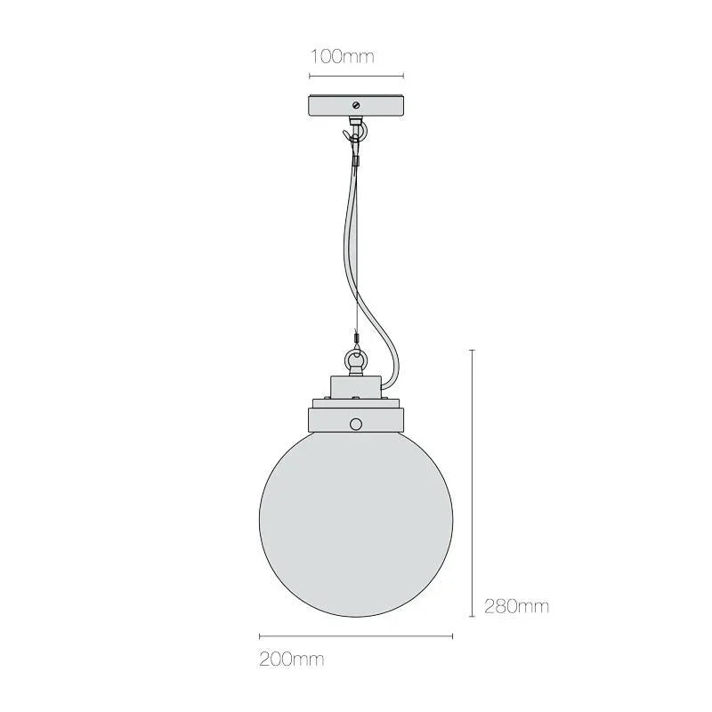 Original BTC Globe Small Pendant Light | All Square Lighting