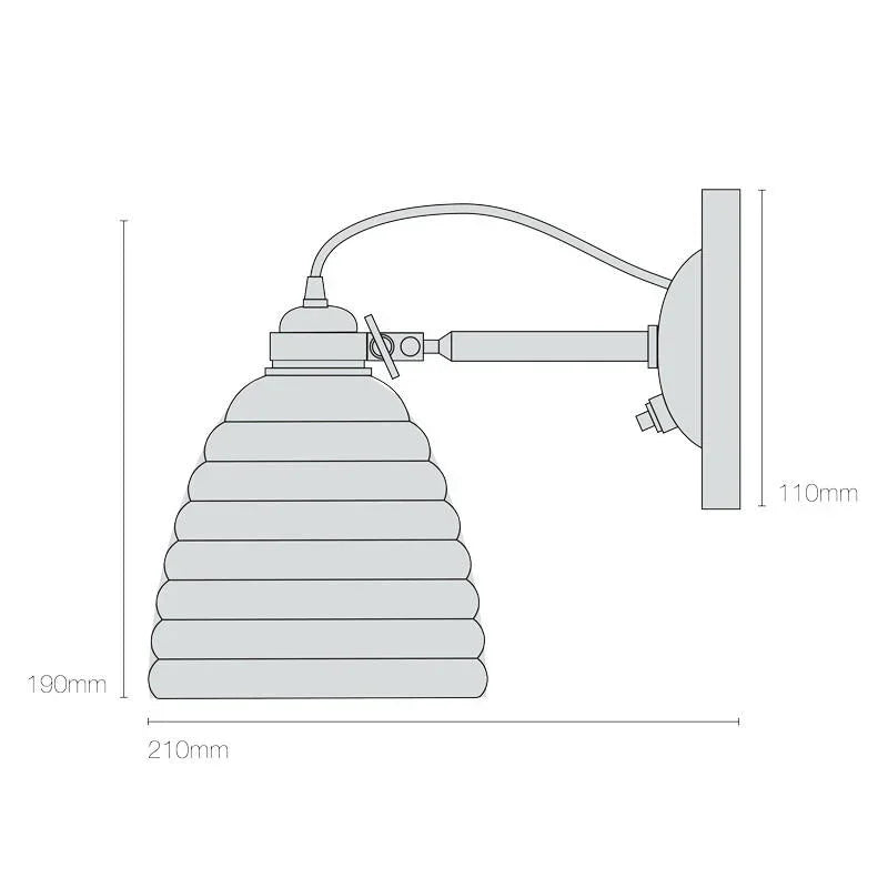Original BTC Hector Bibendum Switched Wall Light | All Square Lighting