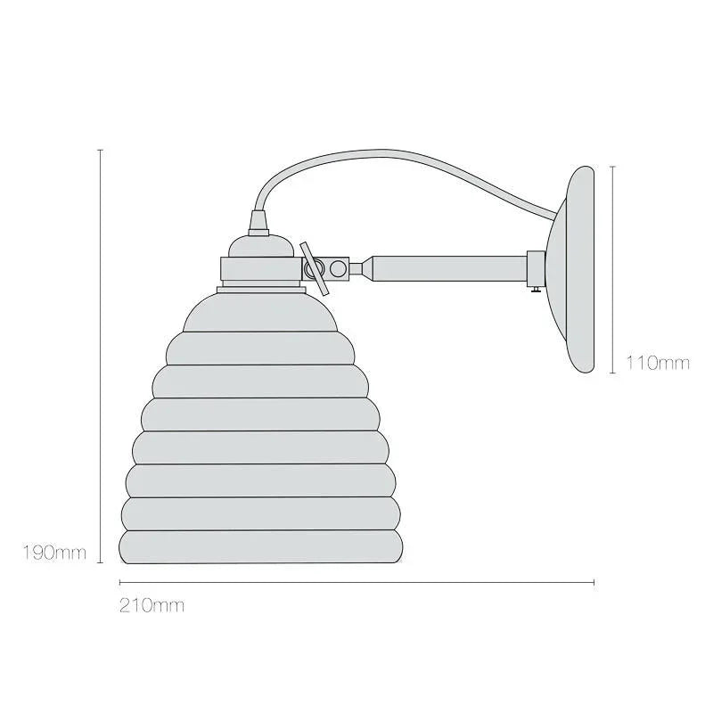 Original BTC Hector Bibendum Wall Light | All Square Lighting