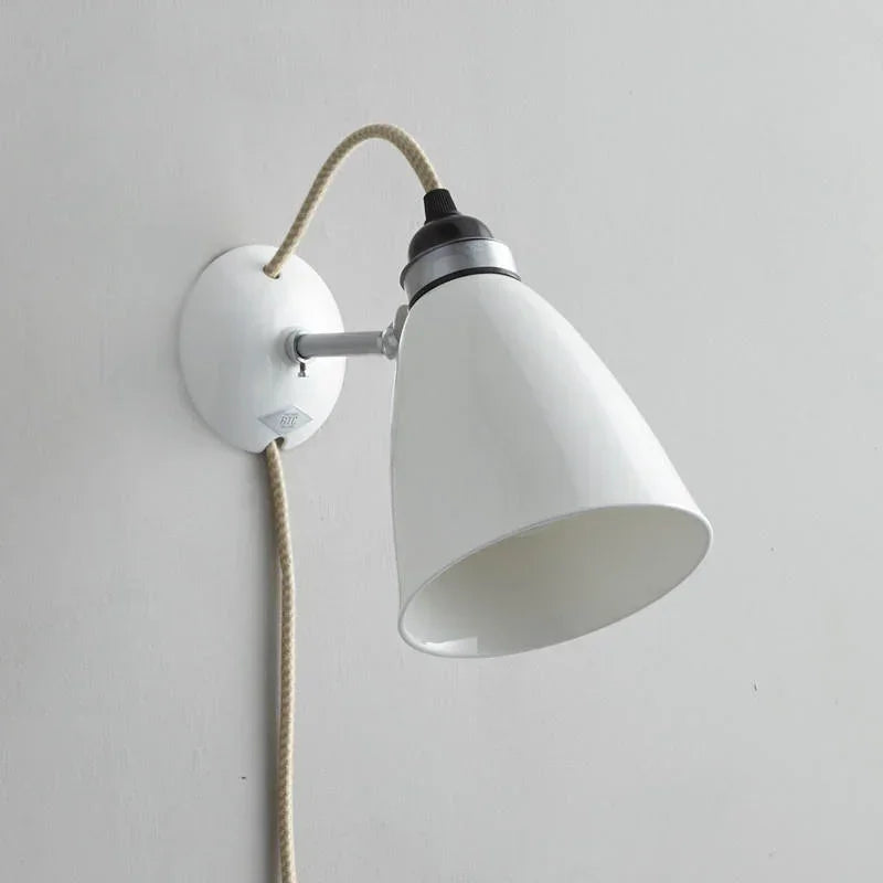 Original BTC Hector Medium Dome Plug Switch & Cable Wall Light | All Square Lighting