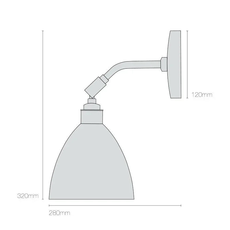 Original BTC Task Short Wall Light | All Square Lighting