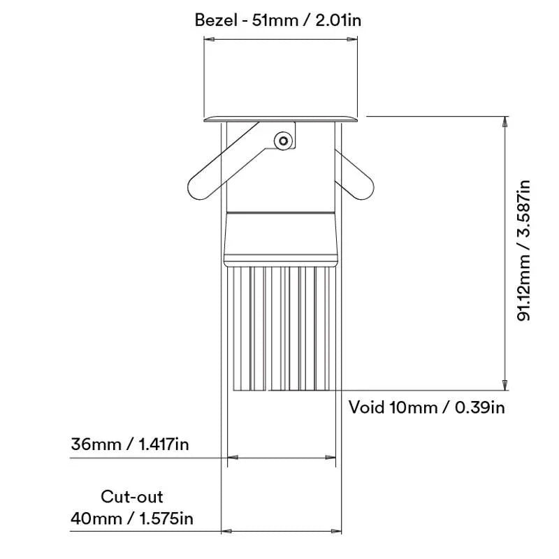 Orluna Curve Mini Downlight | All Square Lighting