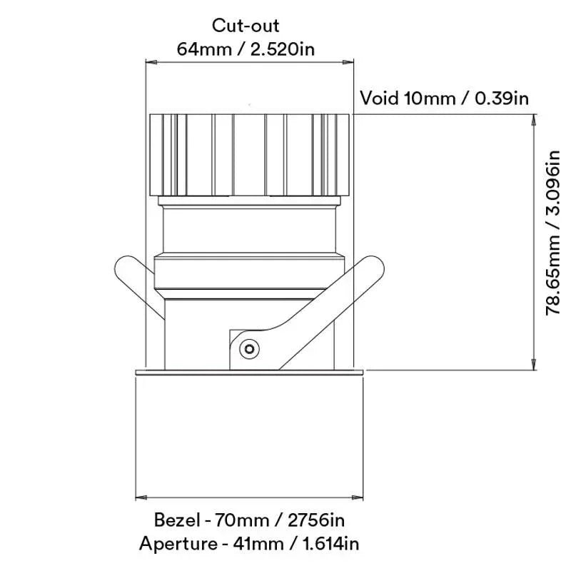 Orluna Mina Fixed Downlight | All Square Lighting