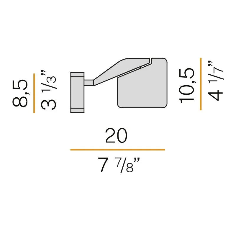 Panzeri Jackie Wall Light | All Square Lighting