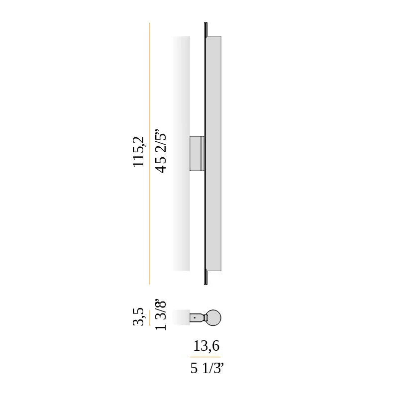 Panzeri Ombra 115 Wall Light | All Square Lighting