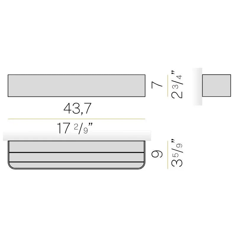 Panzeri Toy R 44 Wall Light | All Square Lighting