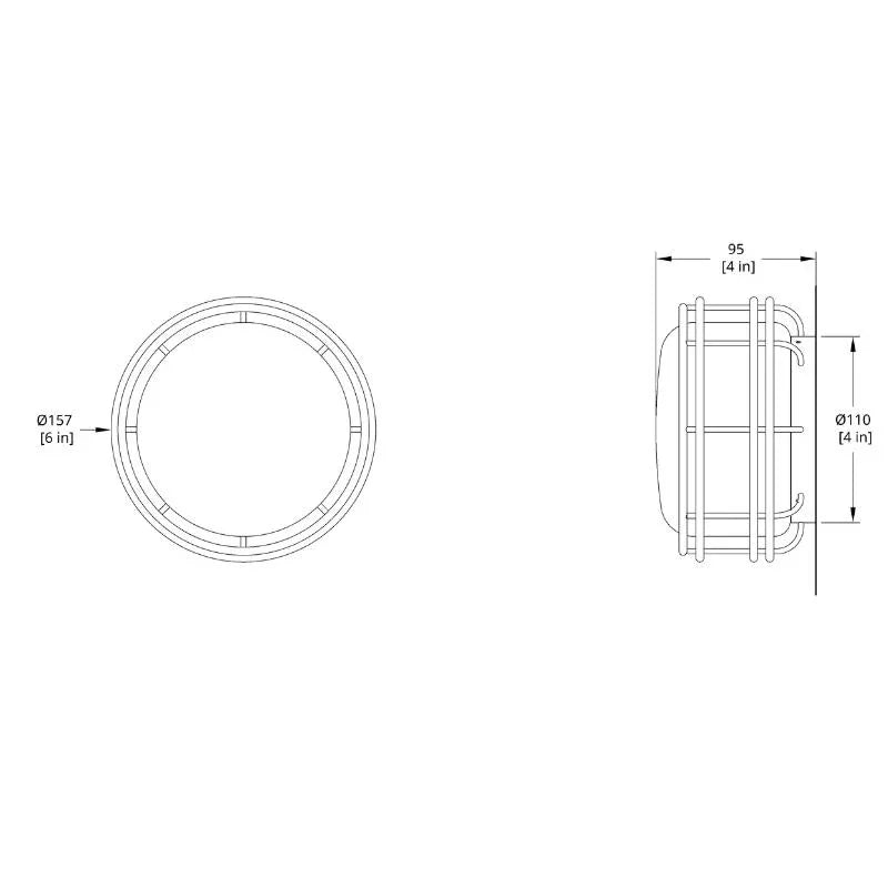 RBW Cape Small Wall Light | All Square Lighting