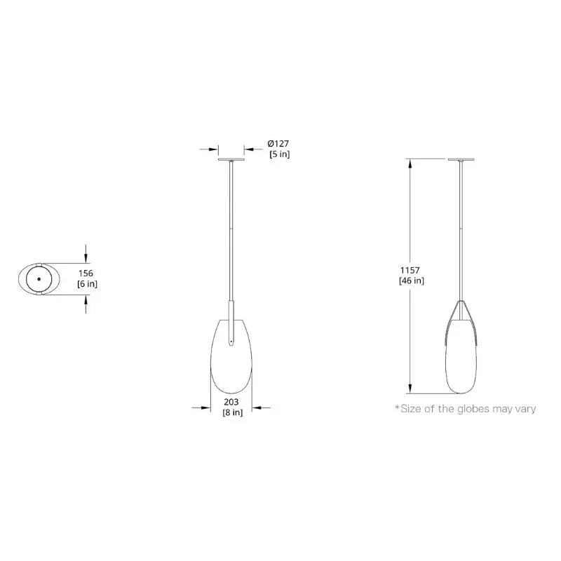 RBW Gala Long Pendant Light | All Square Lighting