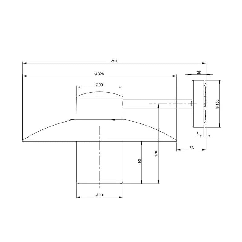 Roger Pradier Aubanne N°1 Wall Light | All Square Lighting