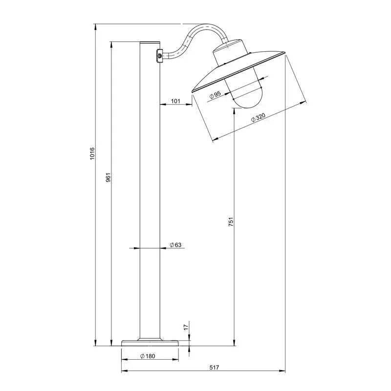 Roger Pradier Belcour N°3 Floor Lamp | All Square Lighting